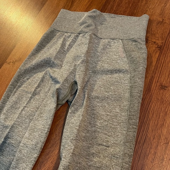 Gymshark Flex High Waisted Leggings - Khaki Marl/Taupe - Small - Picture 4 of 6